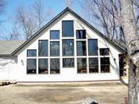 Wall of Windows in Great Room.